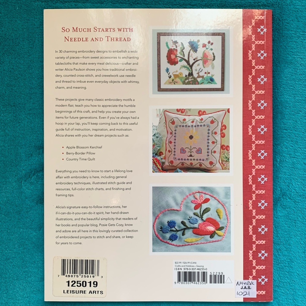 Embroidery Instruction Book - Picture 2 of 11